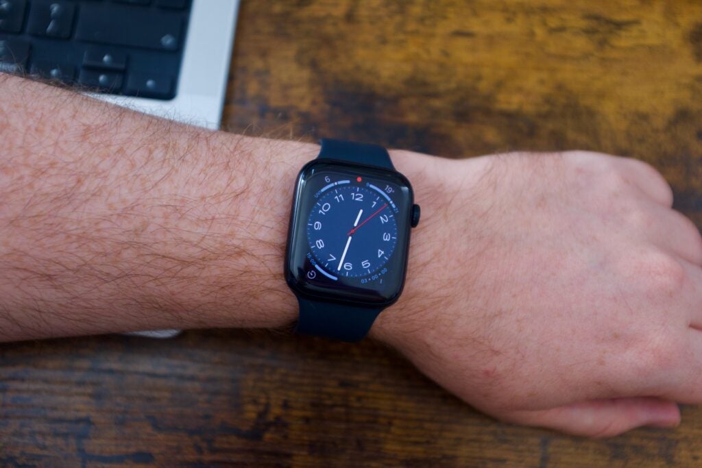 Apple Watch SE 2 on wrist